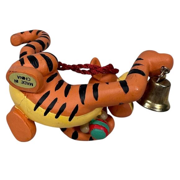 Vintage Winnie The Pooh Tigger Christmas Ornament Holiday Decor Bell Toys 90s - Picture 3 of 8